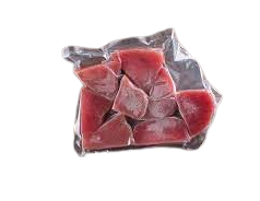 Порції тунця с/м 500г