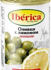Оливки з лимоном 280г Iberica